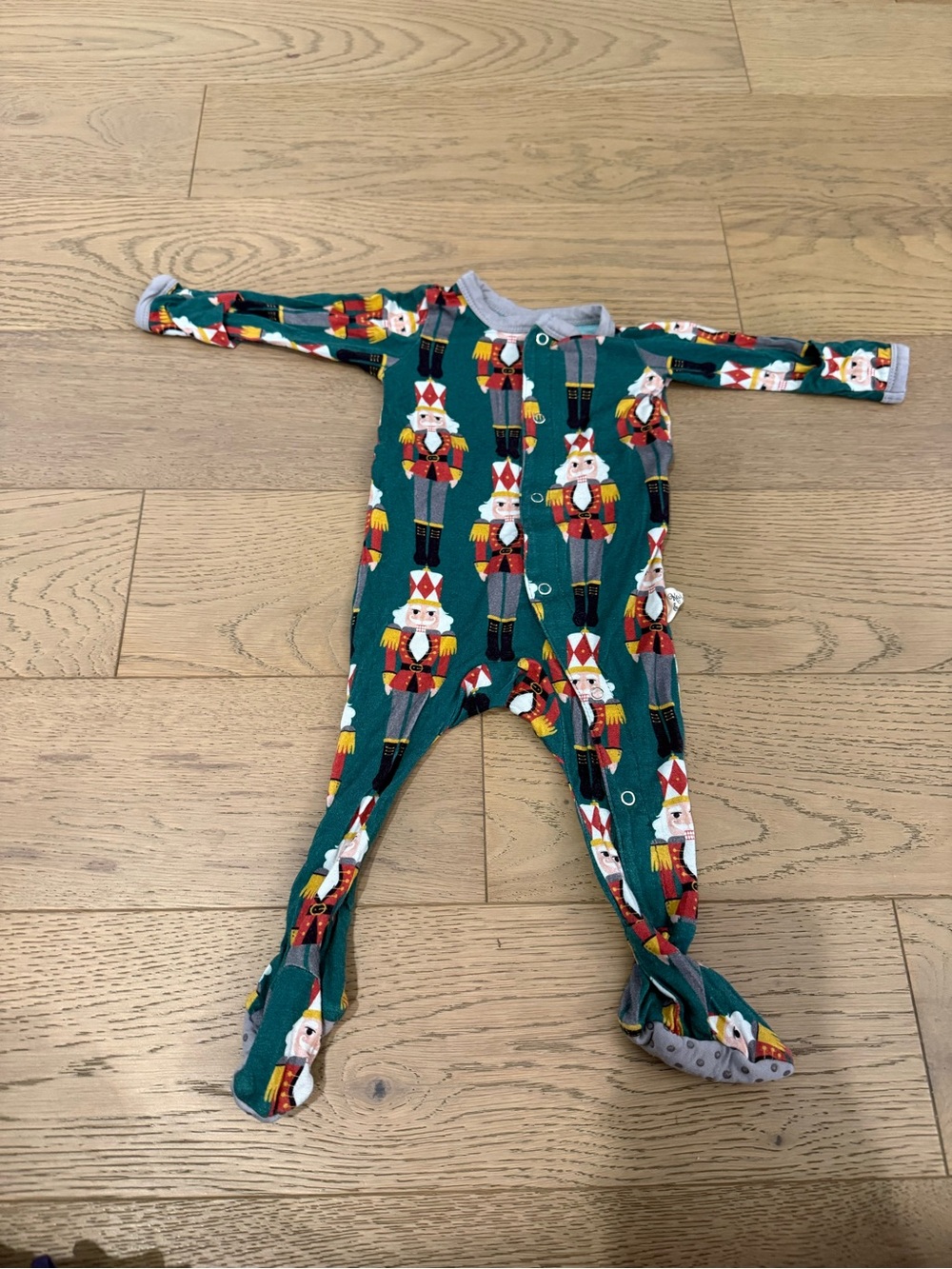 Kozi & Co Baby 3M Nutcracker Christmas Footie Pajamas Sleeper One Piece